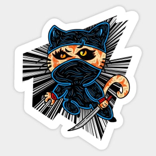 The Ninja Cat #2 Sticker